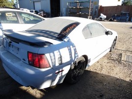 2003 FORD MUSTANG MACH 1 WHITE CPE 4.6L MT F18047
